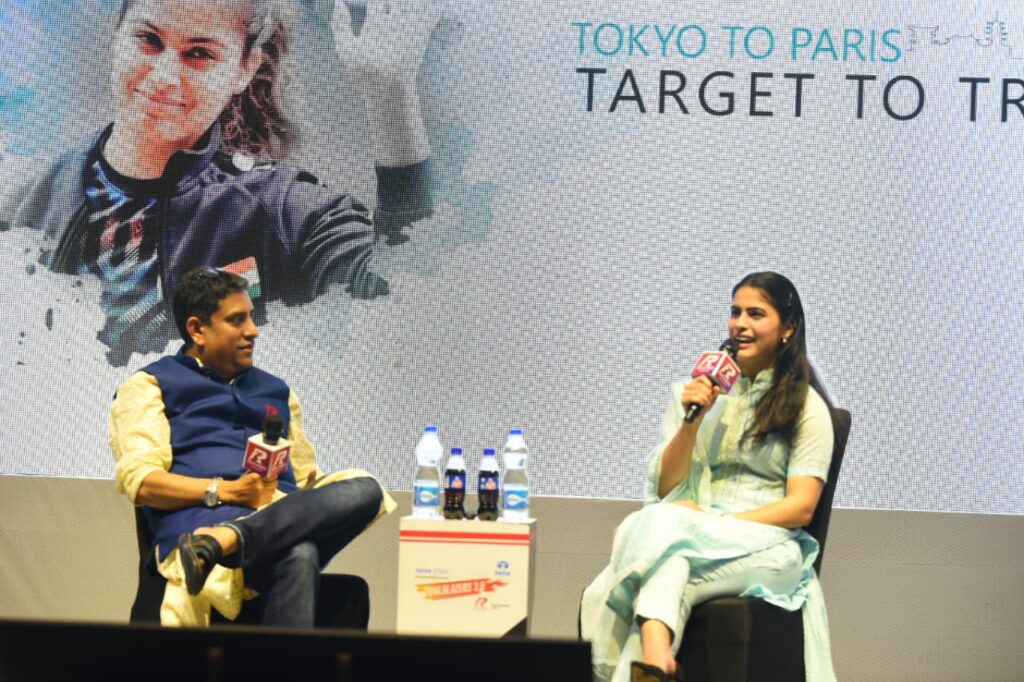 Boria Majumdar in conversation with Double Olympic Medalist Manu Bhaker at Trailblazers 3.0