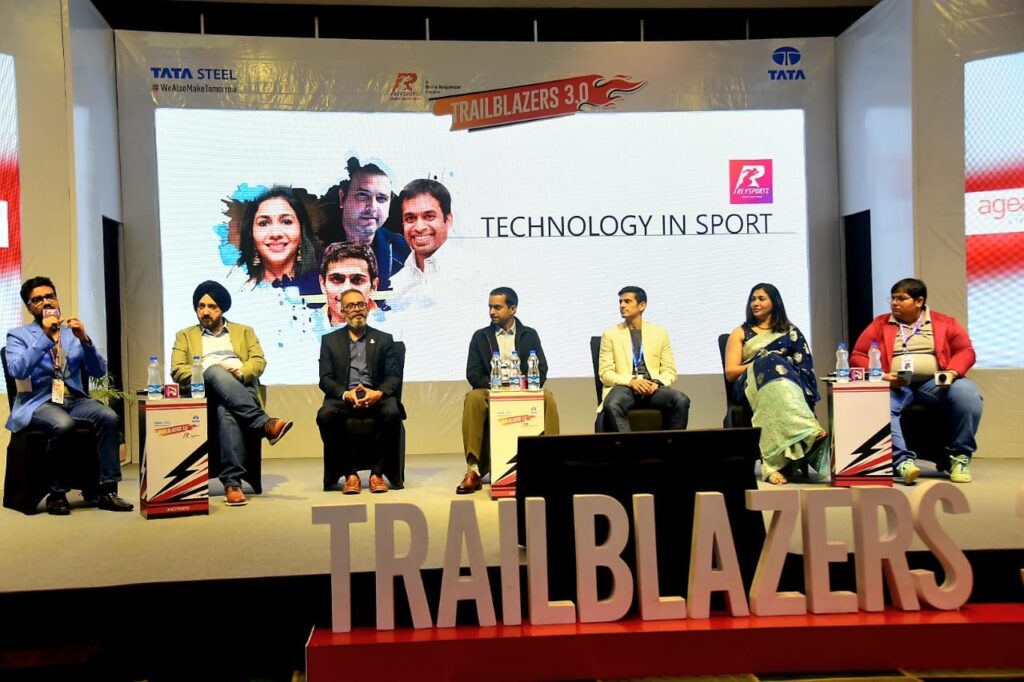 Panelist for Technology in Sports session in conversation at the Tata Steel Trailblazers 3.0 (PC: RevSportz)