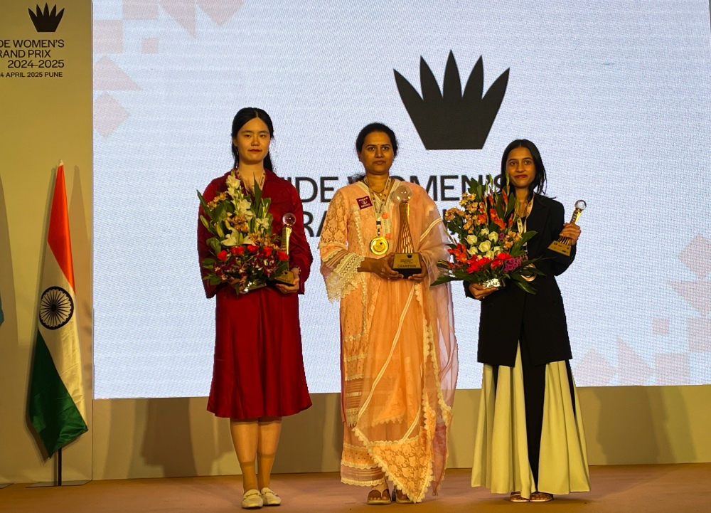 Koneru Humpy Claims Joint-First in Pune Grand Prix, Keeps Candidates Dream Alive