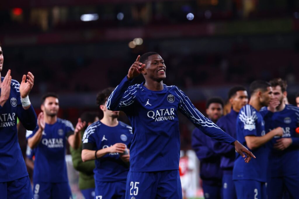 Early Ousmane Dembele goal gives PSG control of UEFA Champions League semi final tie against Arsenal Arsenal vs PSG, UEFA Champions League 2024/25