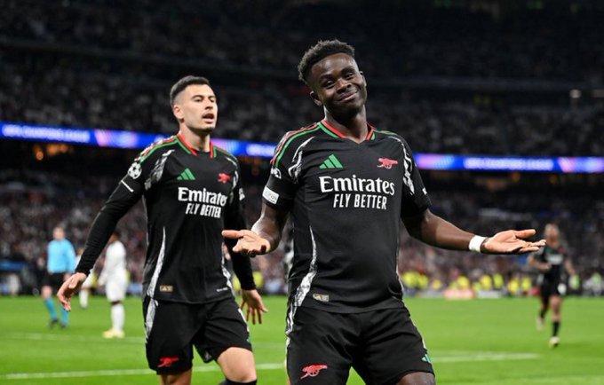 Mikel Arteta praises Bukayo Saka’s mental toughness after saying: “I could have given him a clip round the ear.” Bukayo Saka for Arsenal vs Real Madrid