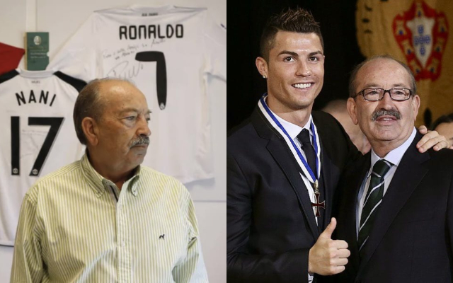Cristiano Ronaldo pays emotional tribute to Aurelio Pereira, the coach who discovered him and Luis Figo Cristiano Ronaldo with Aurelio da Silva Pereira