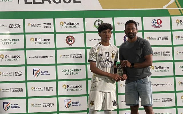 Clinical CFA Brush Aside Gaurs to Set Up Title Showdown With Mohun Bagan MD Adarsh adjudged the Player of the Match against FC Goa in the semi final of RFDL