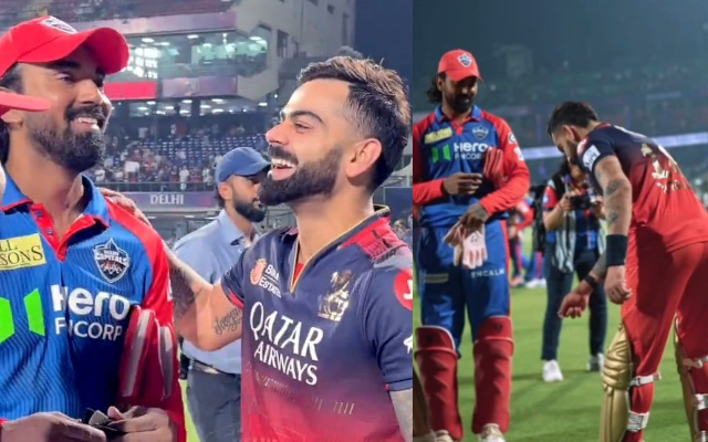 IPL 2025: Virat Kohli mocks KL Rahul with “This is my Home’ celebration, video goes viral Virat Kohli and KL Rahul after DC vs RCB, IPL 2025