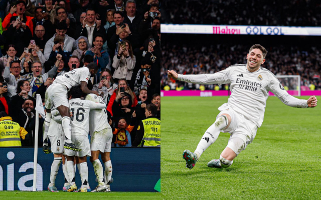 Federico Valverde stunner in the 93rd minute keeps Real Madrid’s faint LaLiga hopes alive Federico Valverde scores in the Real Madrid vs Athletic Bilbao clash in the La Liga
