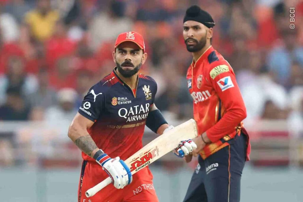 PBKS vs RCB, IPL 2025- Kohli’s heated verbal exchange with Harpreet Brar