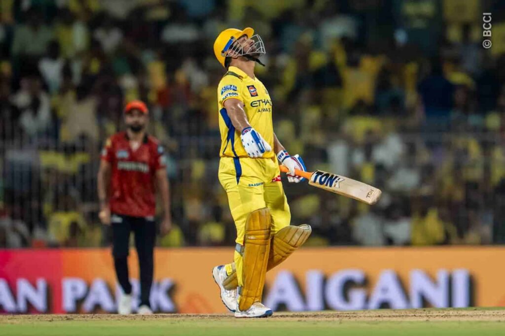 CSK vs SRH, IPL 2025: MS Dhoni fails to fire in his 400th T20 match MS Dhoni fails with the bat in his 400th T20 match