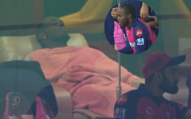IPL 2025: Jofra Archer Found Sleeping During PBKS vs RR Clash, Pic Goes Viral Jofra Archer was found sleeping during PBKS vs RR, IPL 2025