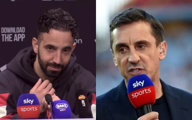 Gary Neville attacks Amorim and Guardiola over ‘robotic’ play that’s a ‘disease’ after Manchester United and Manchester City 0-0 derby draw Ruben Amorim and Gary Neville