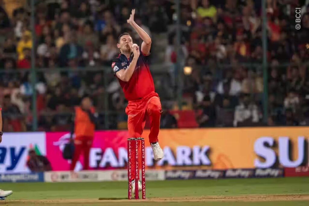 RCB vs PBKS, IPL 2025 – Josh Hazelwood In RCB’s Losing Cause RCB Josh Hazelwood
