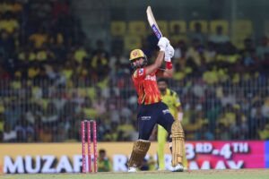 Shreyas Iyer in action for CSK vs PBKS, IPL 2025