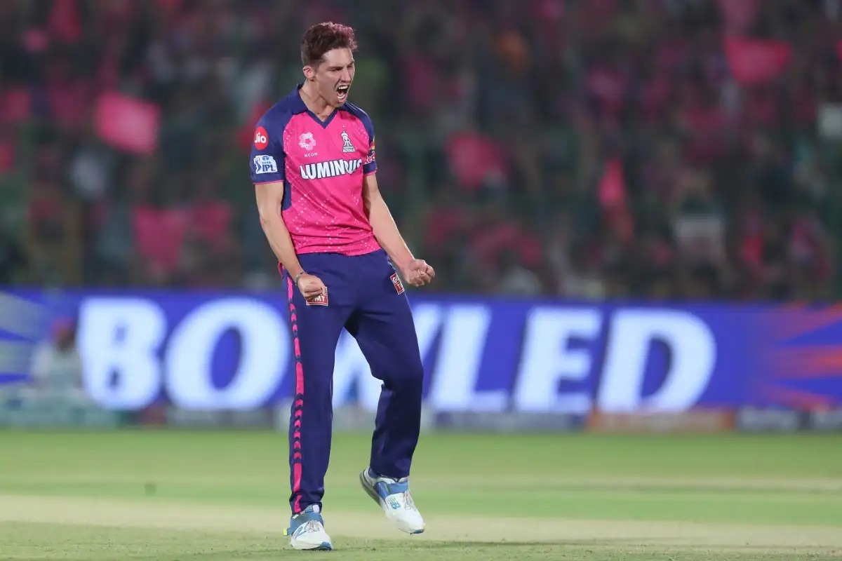 Nandre Burger for RR in the IPL 2024 (PC: BCCI)