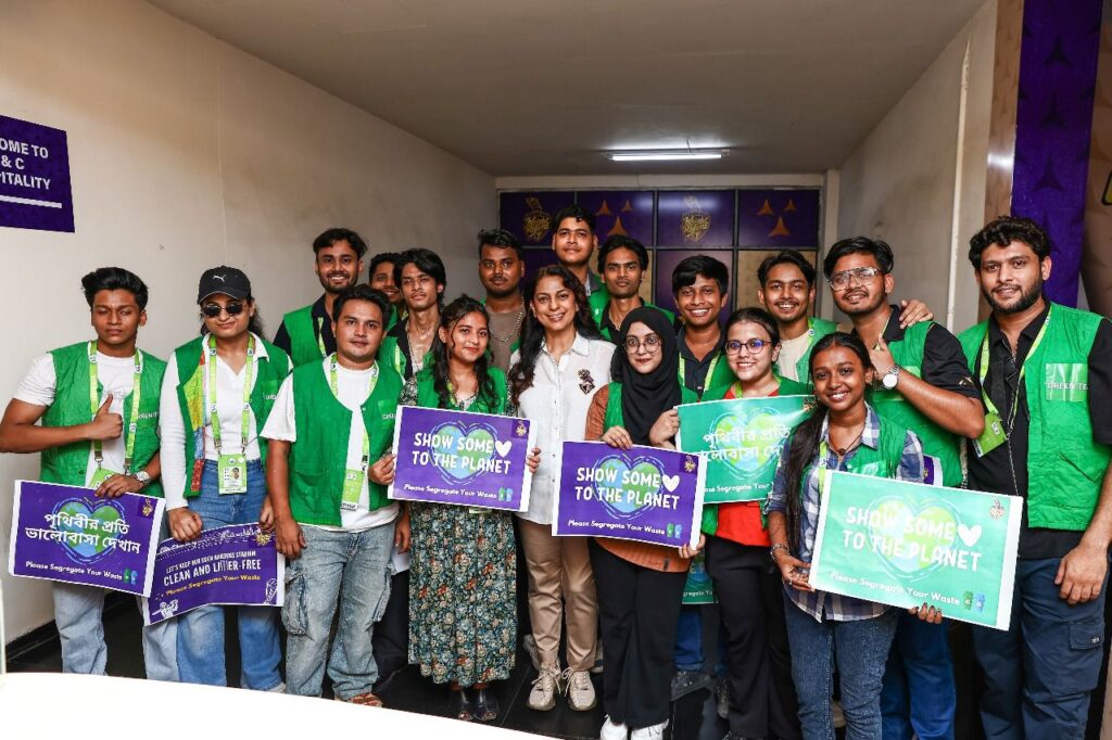 KKR Bat for Sustainability at Eden Gardens