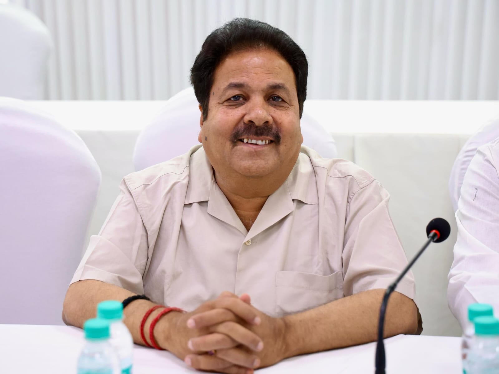 BCCI Vice President, Rajeev Shukla (PC: Rajeev Shukla/X)