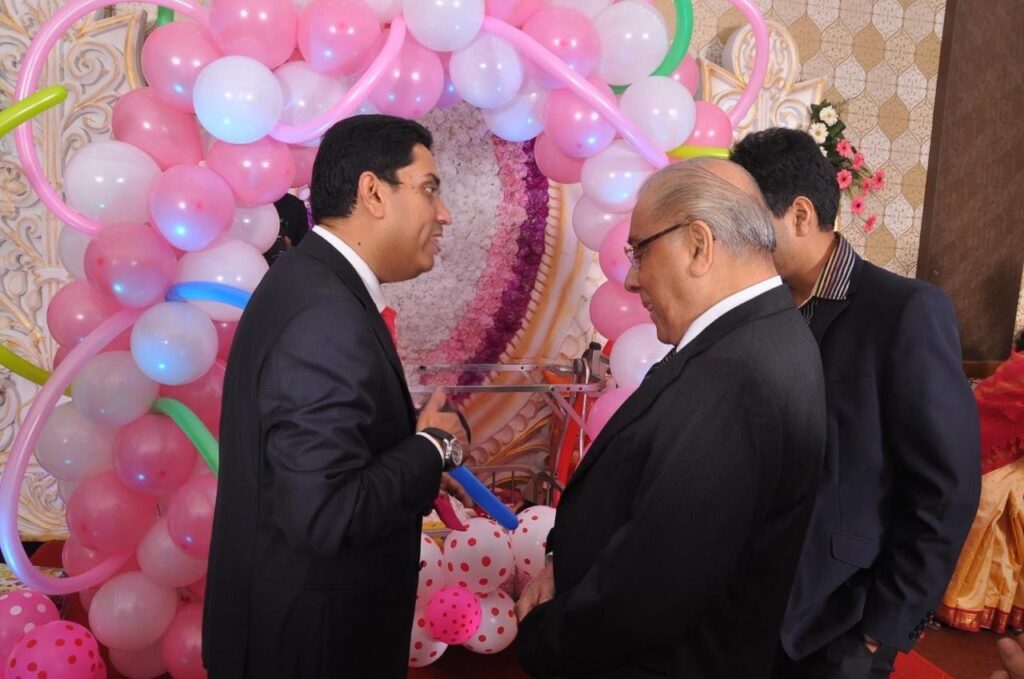 Boria Majumdar with Jagmohan Dalmiya