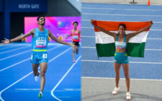 Three gold and a silver medal for India on Day 4 of Asian athletics Gulveer Singh and Pooja
