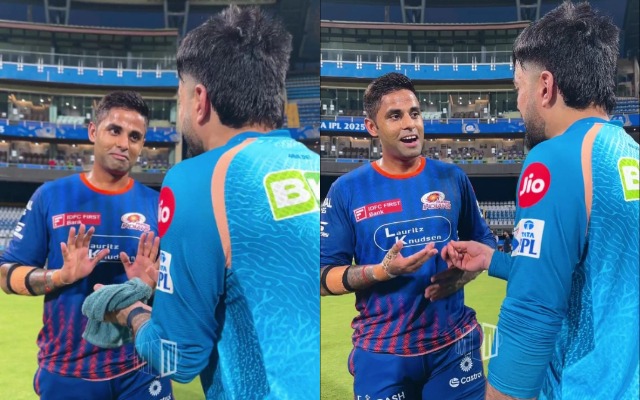 Suryakumar Yadav and Rashid Khan ahead of the MI vs GT clash in IPL 2025