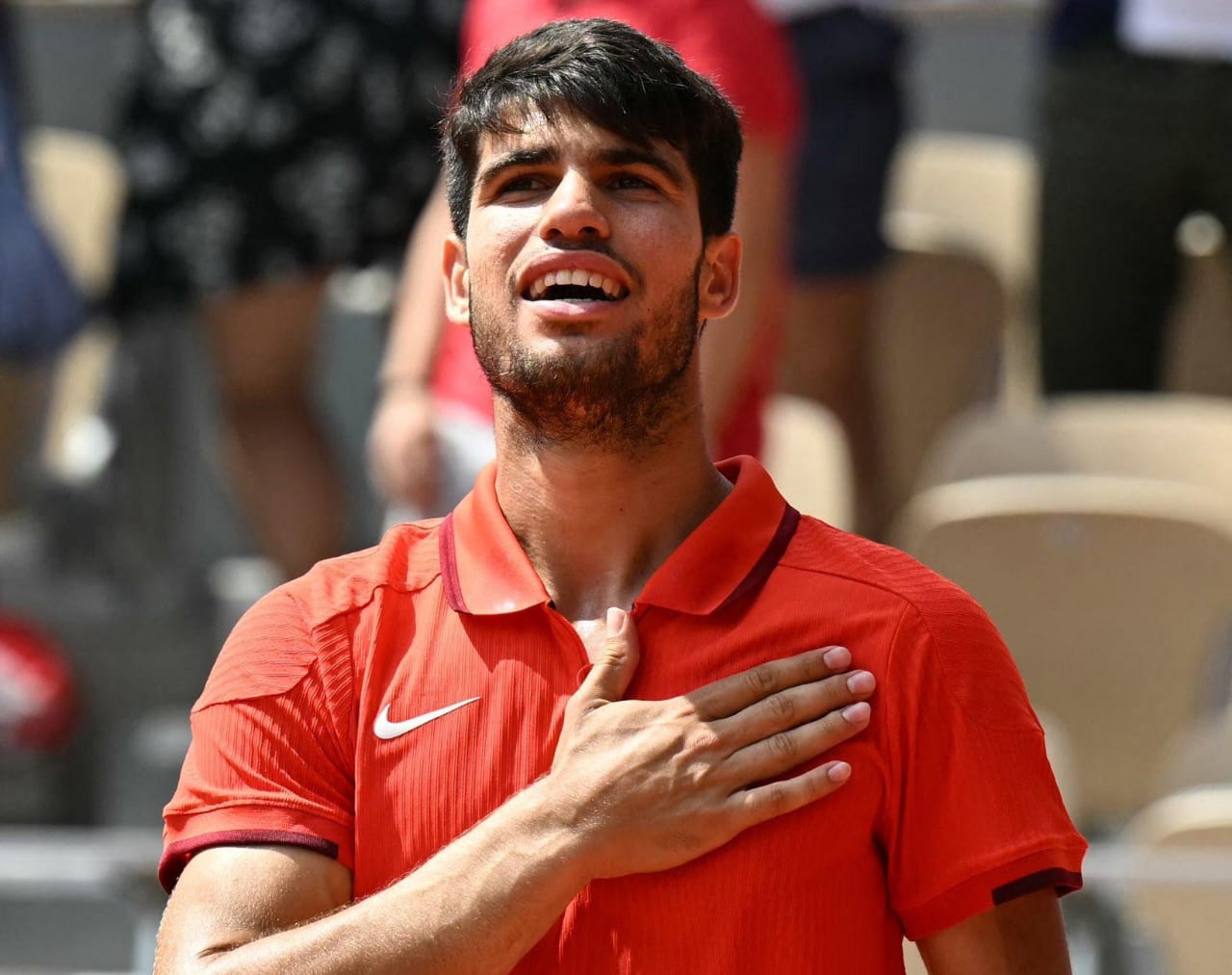 Spanish tennis player Carlos Alcatraz