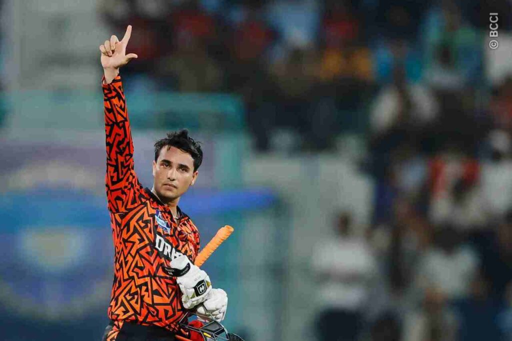 Abhishek Sharma played a flamboyant knock against LSG