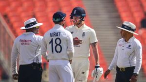 Ben Stokes and Virat Kohli