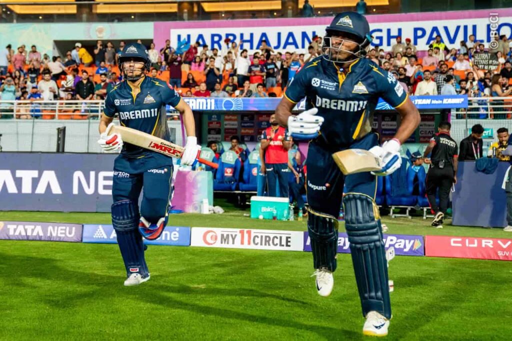 Sai Sudharsan with Shubman Gill for GT, IPL 2025