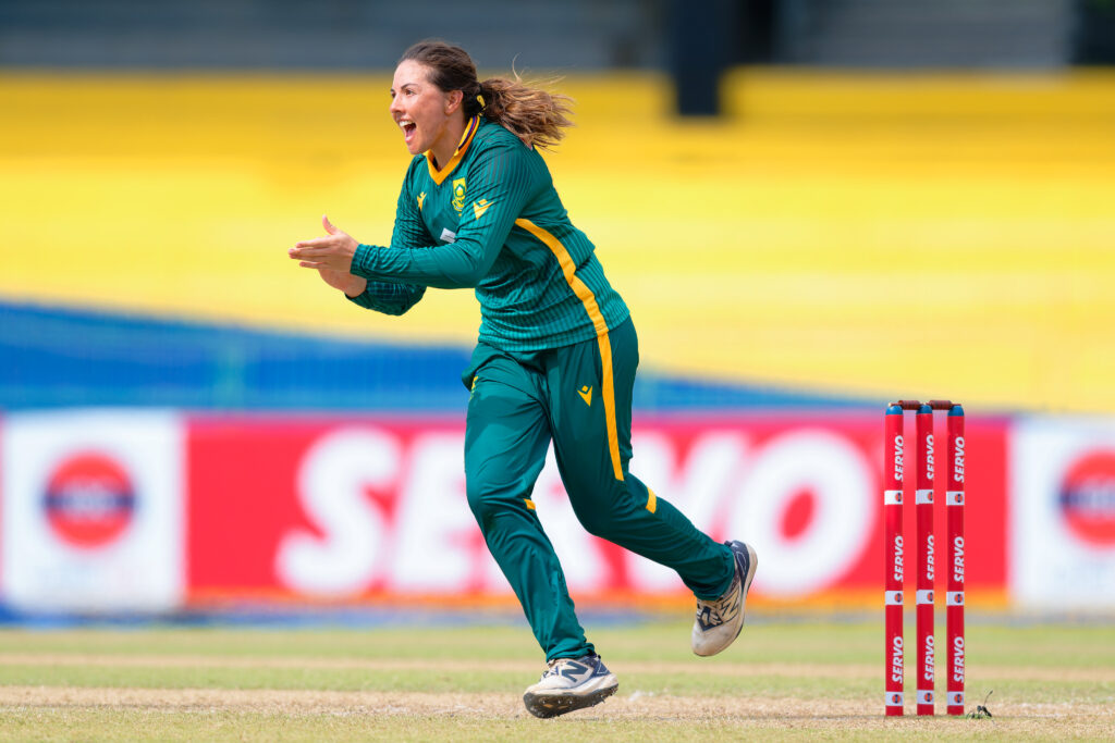 Sune Luus Opens Up on Tough Subcontinent Conditions After Challenging Tri-Nation ODI Series Campaign Sune Luus in action