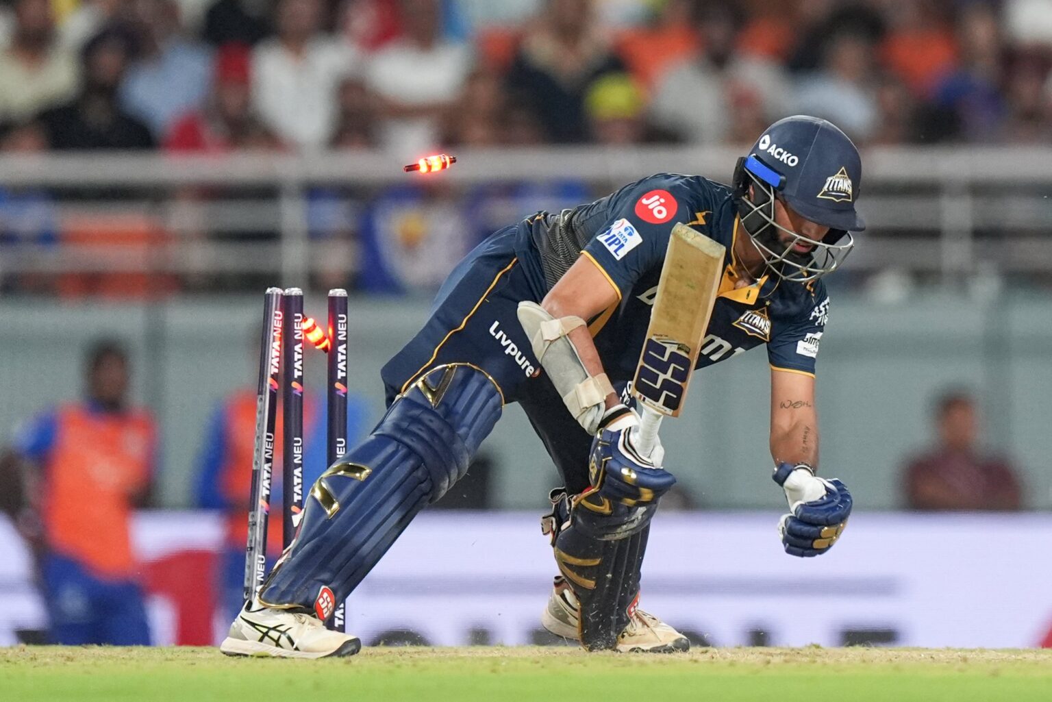 The Jasprit Bumrah yorker – hang it in the Louvre Washington Sundar getting bowled by a Bumrah Yorker