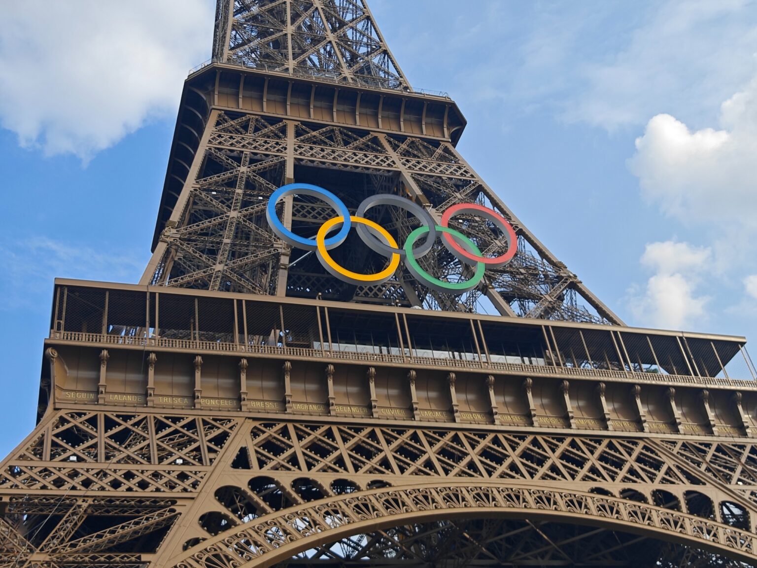 Olympic Day: Why the Rings Belong to Every Village in India The Olympics Rings on the Eiffel Tower