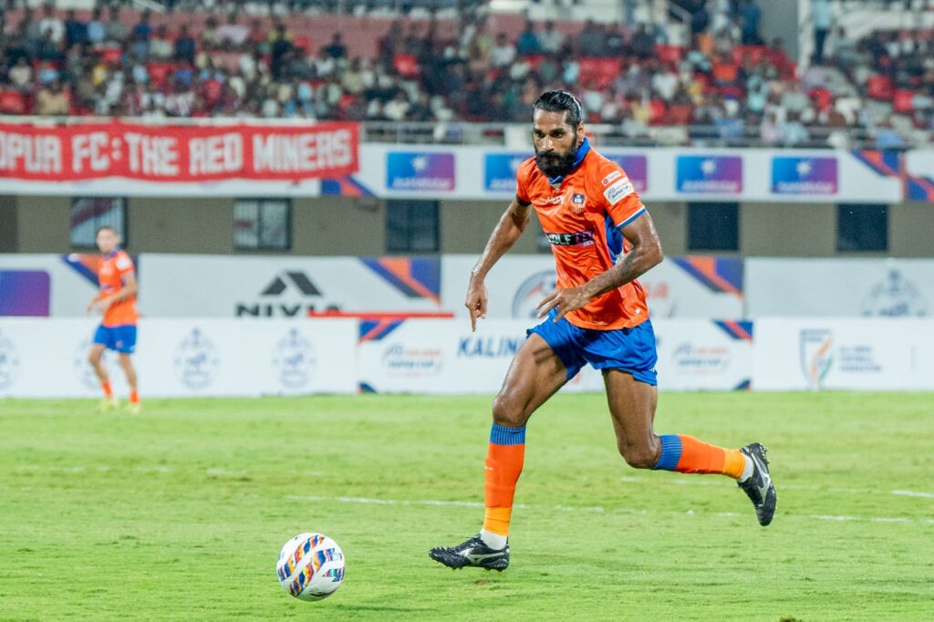 Sandesh Jhingan for FC Goa in the Kalinga Super Cup