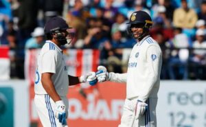 Shubman Gill and Rohit Sharma for India in Tests