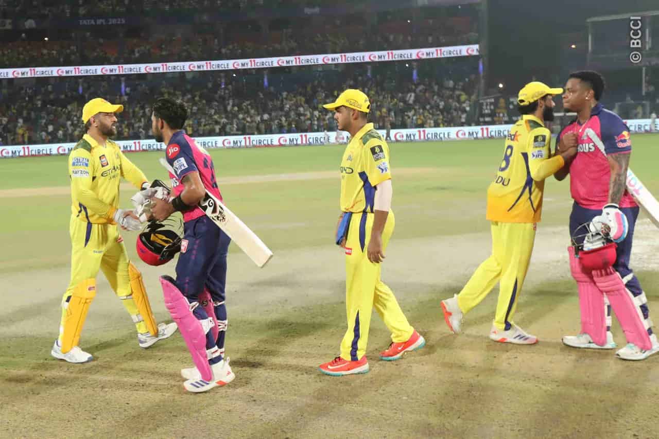 CSK vs RR, IPL 2025
