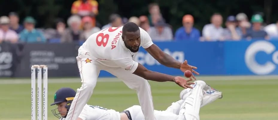 Tanaka Chivanga for Zimbabwe (PC: Zimbabwe Cricket)