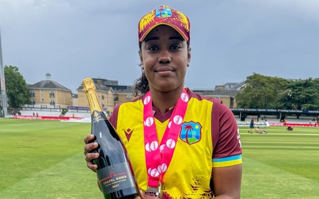 Hayley Matthews for West Indies (PC: Windies Cricket)