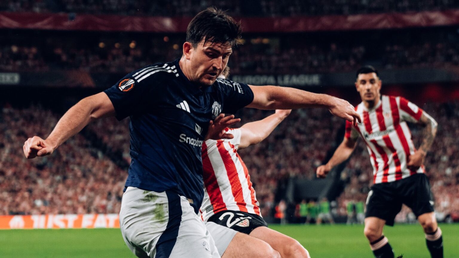 Harry Maguire against Athletic Bilbao