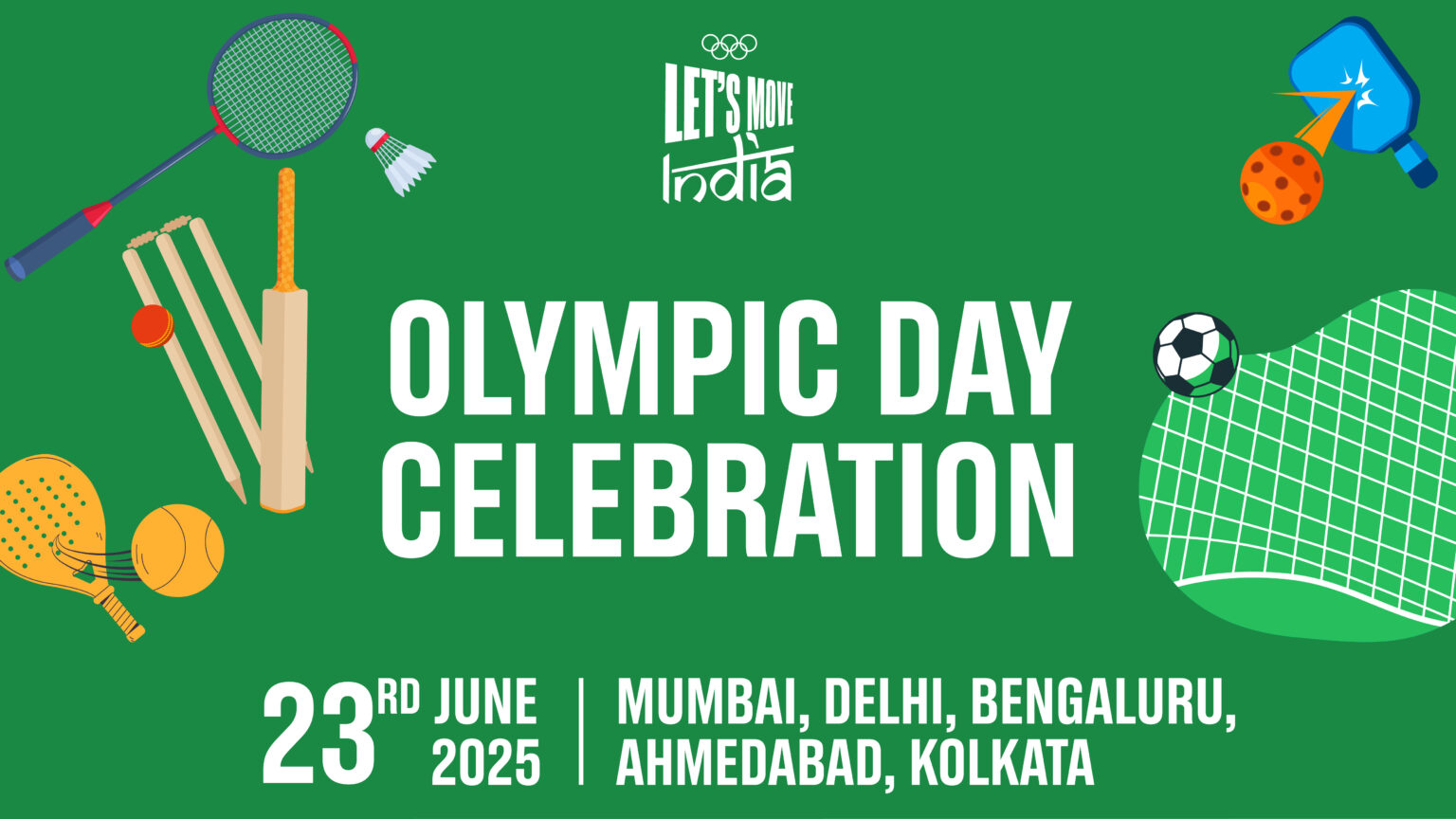 “Let’s Move +1”: IOC, Bindra Foundation, and Reliance Foundation Champion Movement and Mental Wellbeing on Olympic Day 2025