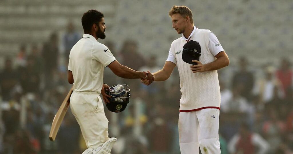 IND vs ENG – I’ll Miss the Battles with Kohli, Says Root Joe Root with Virat Kohli