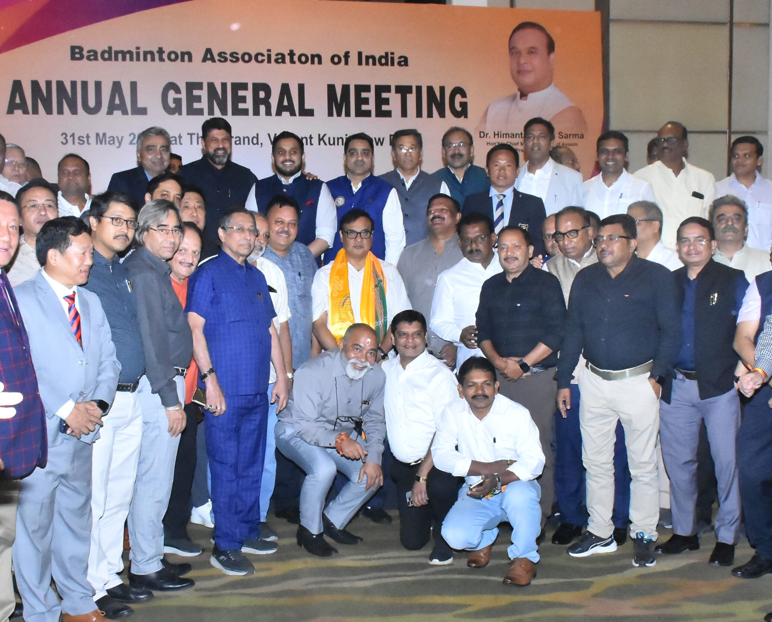 BAI State Association Members during the AGM in New Delhi on Saturday where major decisions were taken to boost the development of Indian Badminton and domestic set up in India