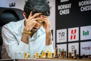 D Gukesh at the Norway Chess 2025
