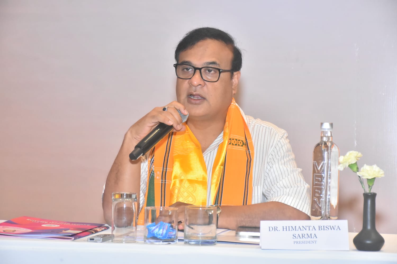 Dr Himanta Biswa Sarma during the Annual General Body Meeting in New Delhi