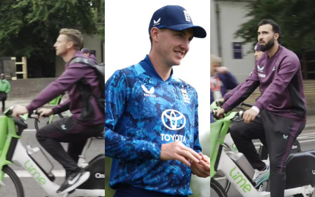 ENG vs WI, 3rd ODI: England players ride bicycles to The Oval to avoid traffic; video goes viral ENG vs WI, 3rd ODI