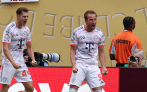 Harry Kane during Flamengo vs Bayern Munich clash in FIFA CWC 2025