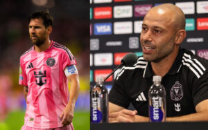 Lionel Messi and Javier Mascherano