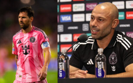 Lionel Messi and Javier Mascherano