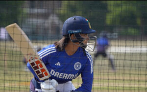 Harleen Deol in practice session
