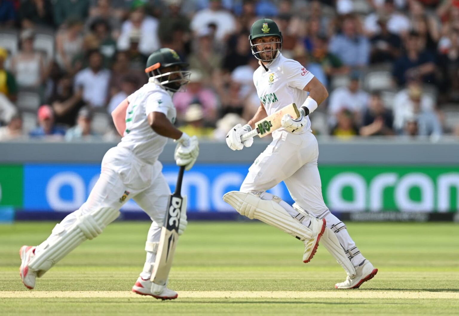 WTC 2025 Final: Markram and Bavuma’s Gritty Partnership Puts South Africa on the Verge of WTC Glory Aiden Markram and Temba Bavuma, WTC 2025 Final