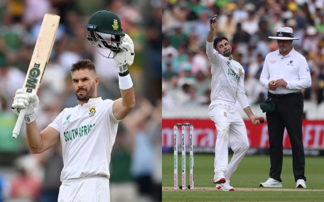 Aiden Markram and Keshav Maharaj in WTC 2025 Final