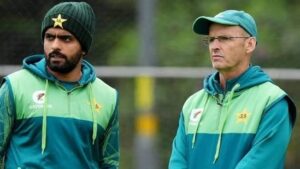 Gary Kirsten with Babar Azam