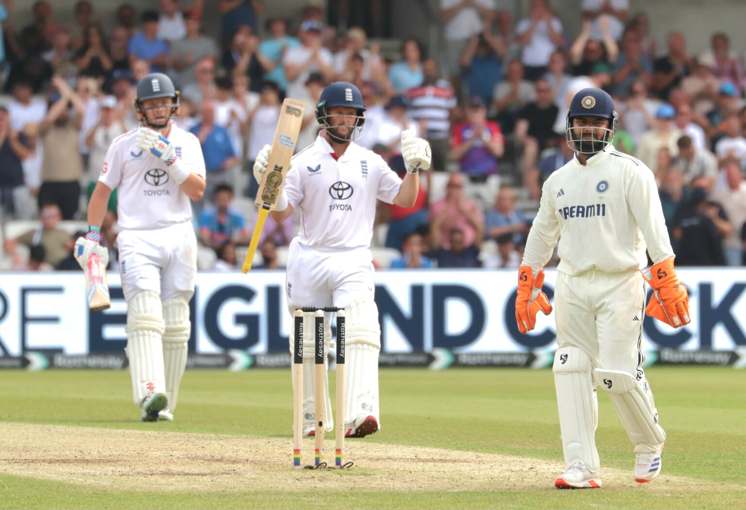 ENG vs IND: Ben Duckett and Ollie Pope Steady England After Early Setback Ben Duckett and Ollie Pope