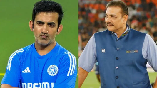 Gautam Gambhir and Ravi Shastri