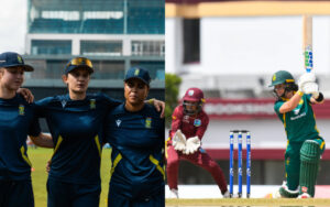 Laura Wolvaardt in action in West Indies